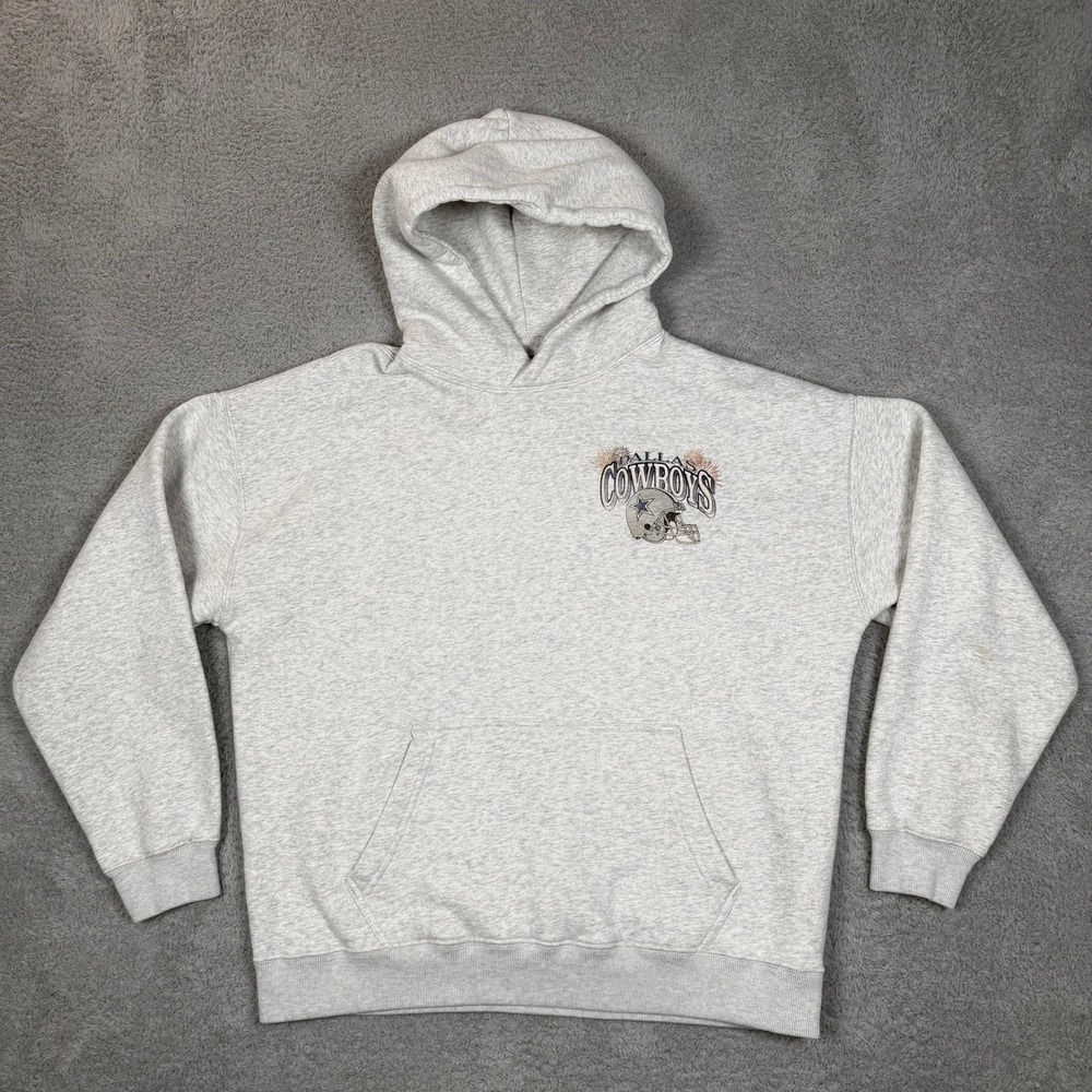 Abercrombie & Fitch NFL Dallas Cowboys 92-93 World Champions Hoodie Grey Mens M